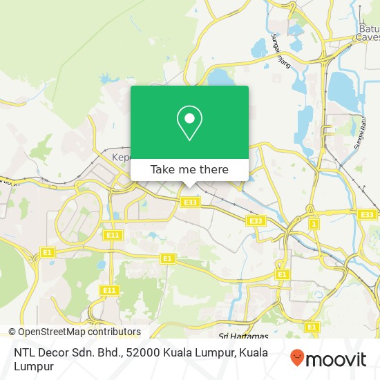Peta NTL Decor Sdn. Bhd., 52000 Kuala Lumpur