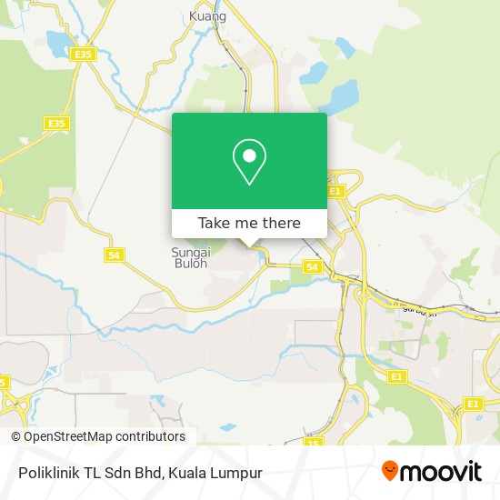 Poliklinik TL Sdn Bhd map