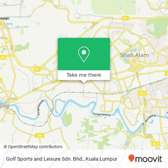 Golf Sports and Leisure Sdn. Bhd. map