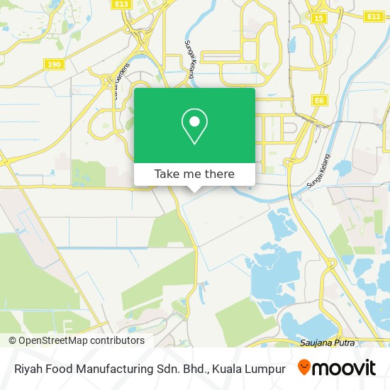 Riyah Food Manufacturing Sdn. Bhd. map