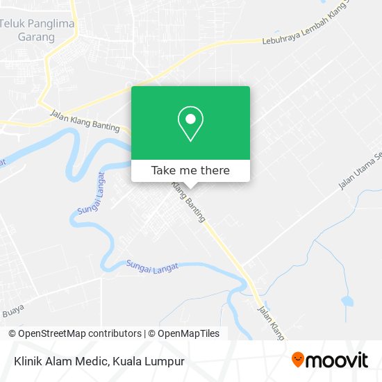 Klinik Alam Medic map