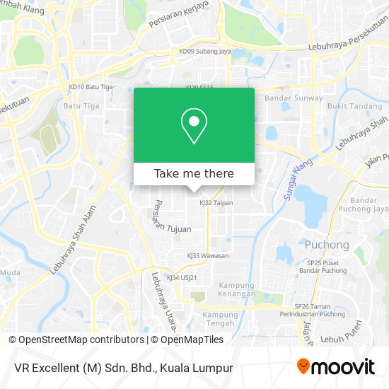 VR Excellent (M) Sdn. Bhd. map