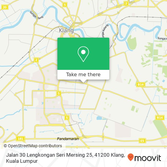 Jalan 30 Lengkongan Seri Mersing 25, 41200 Klang map