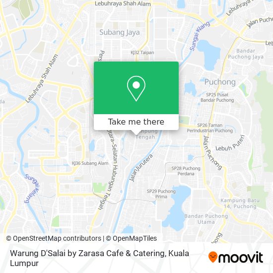 Warung D'Salai by Zarasa Cafe & Catering map