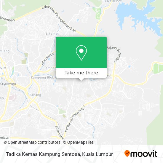 Tadika Kemas Kampung Sentosa map