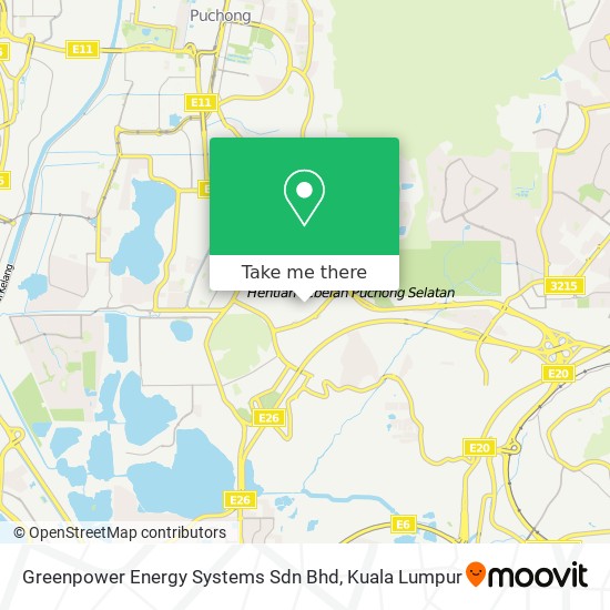 Greenpower Energy Systems Sdn Bhd map