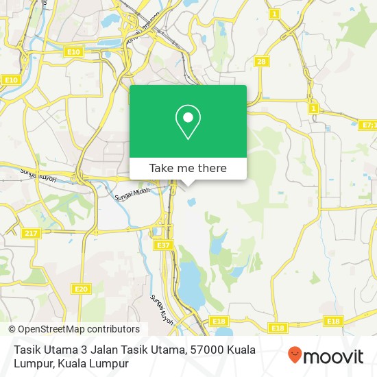 Tasik Utama 3 Jalan Tasik Utama, 57000 Kuala Lumpur map