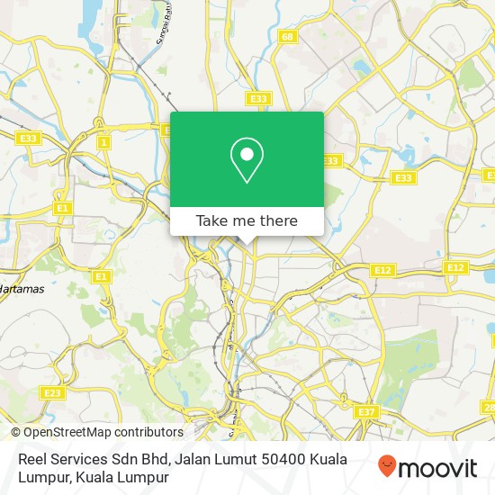 Reel Services Sdn Bhd, Jalan Lumut 50400 Kuala Lumpur map