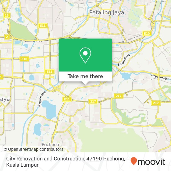 City Renovation and Construction, 47190 Puchong map