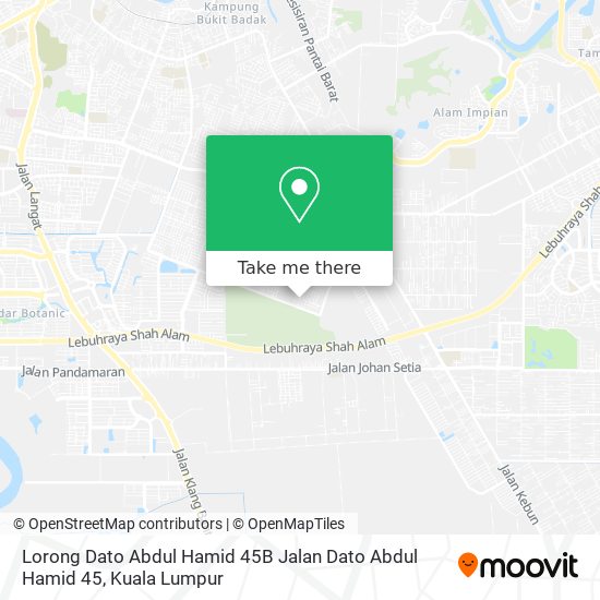 Lorong Dato Abdul Hamid 45B Jalan Dato Abdul Hamid 45 map