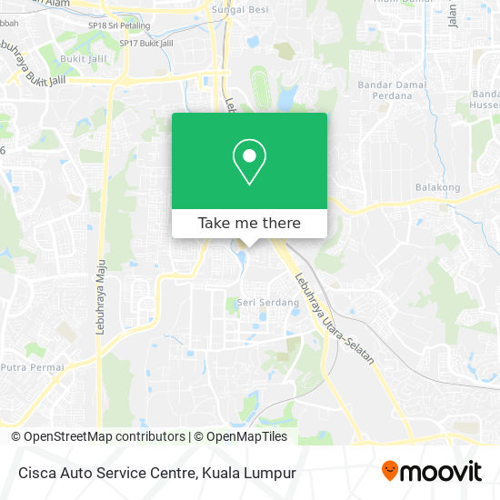 Cisca Auto Service Centre map
