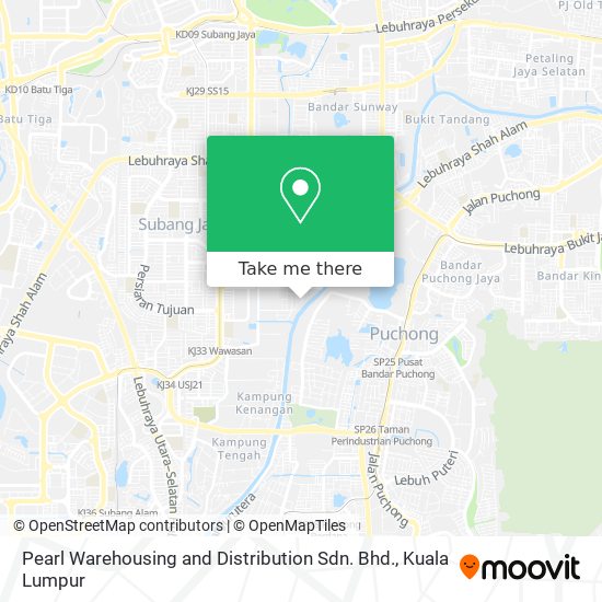 Pearl Warehousing and Distribution Sdn. Bhd. map