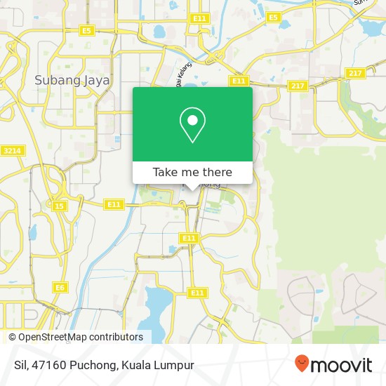 Sil, 47160 Puchong map