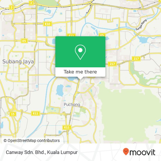 Canway Sdn. Bhd. map