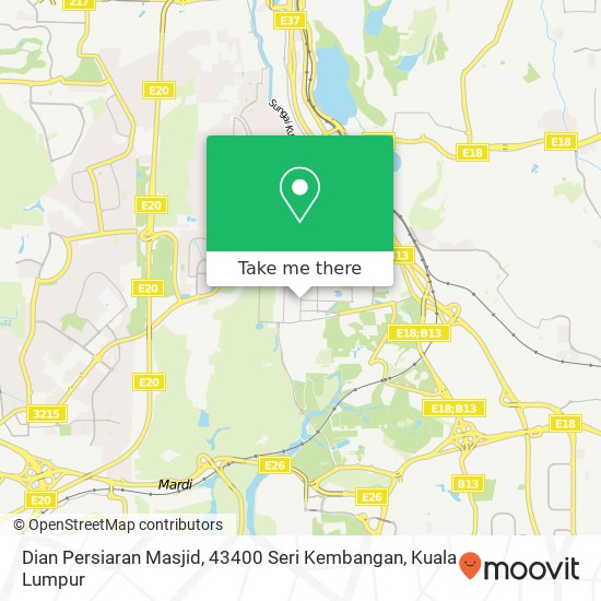 Peta Dian Persiaran Masjid, 43400 Seri Kembangan