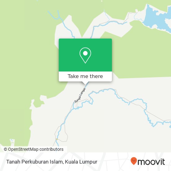 Tanah Perkuburan Islam map