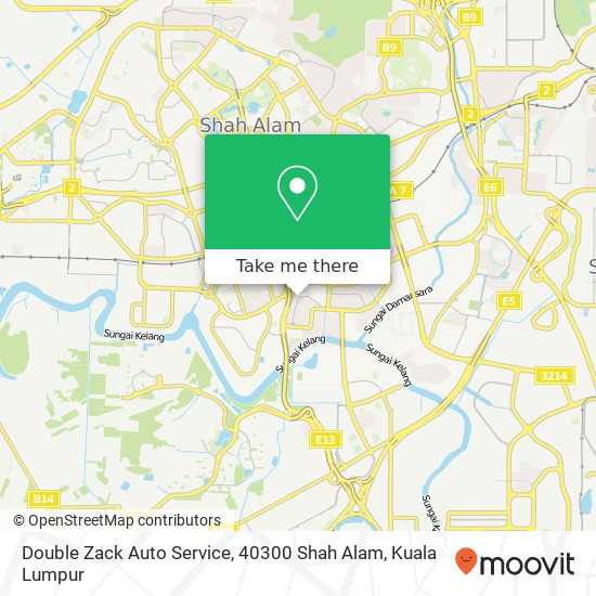Double Zack Auto Service, 40300 Shah Alam map