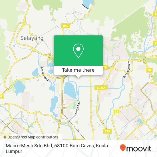 Peta Macro-Mesh Sdn Bhd, 68100 Batu Caves