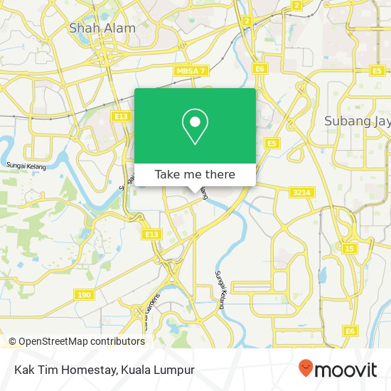 Kak Tim Homestay map