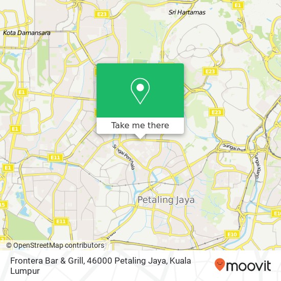 Frontera Bar & Grill, 46000 Petaling Jaya map