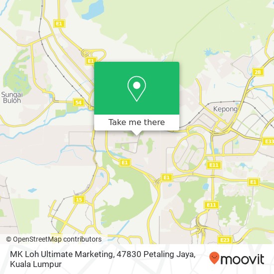 MK Loh Ultimate Marketing, 47830 Petaling Jaya map