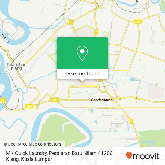 MK Quick Laundry, Persiaran Batu Nilam 41200 Klang map