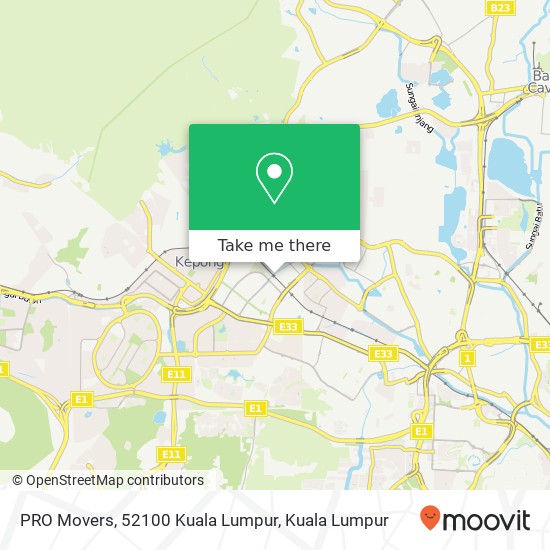 PRO Movers, 52100 Kuala Lumpur map