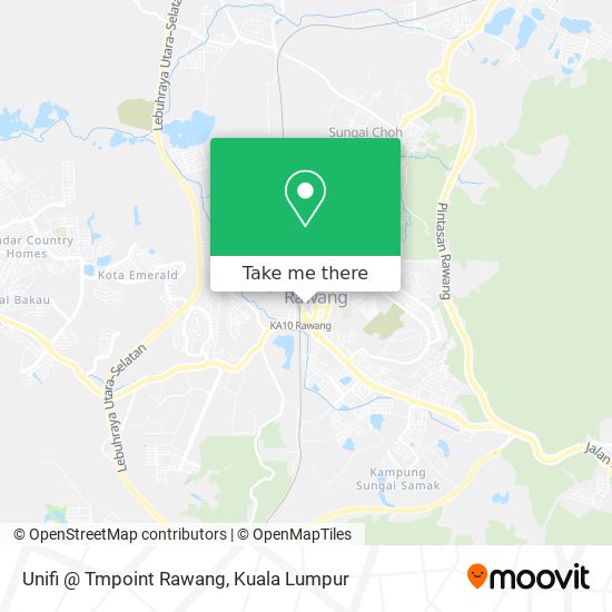 Peta Unifi @ Tmpoint Rawang