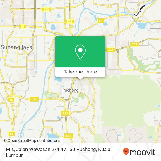 Mis, Jalan Wawasan 2 / 4 47160 Puchong map