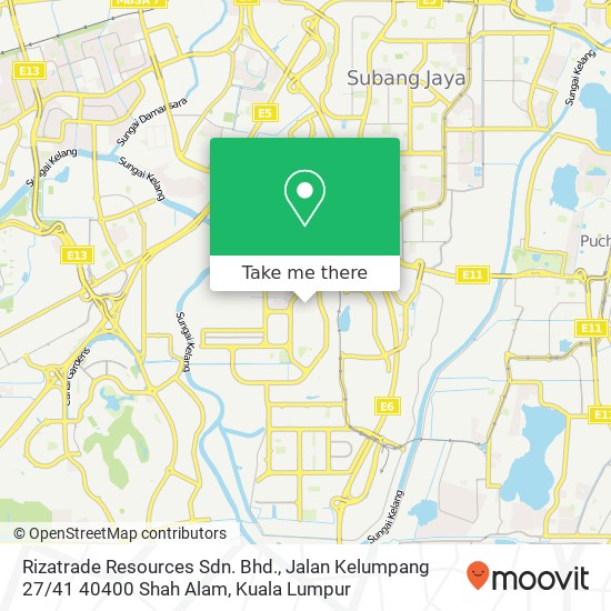 Rizatrade Resources Sdn. Bhd., Jalan Kelumpang 27 / 41 40400 Shah Alam map