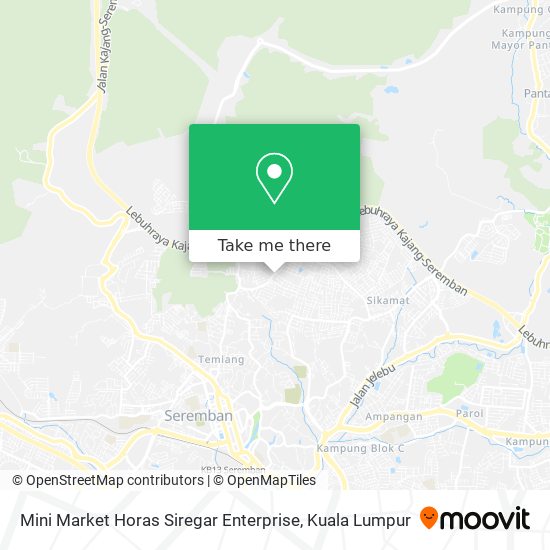 Mini Market Horas Siregar Enterprise map