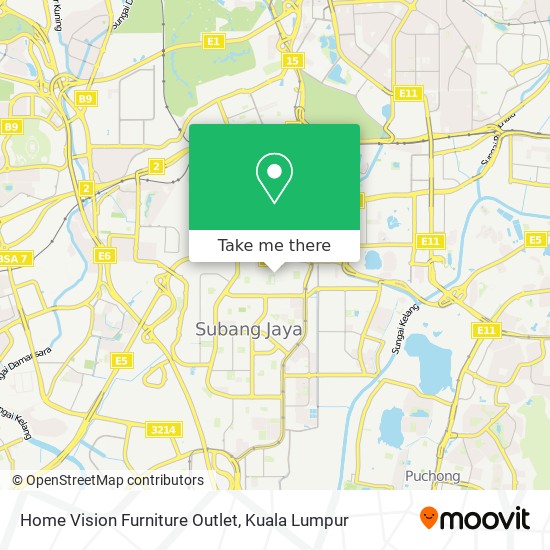 Home Vision Furniture Outlet map