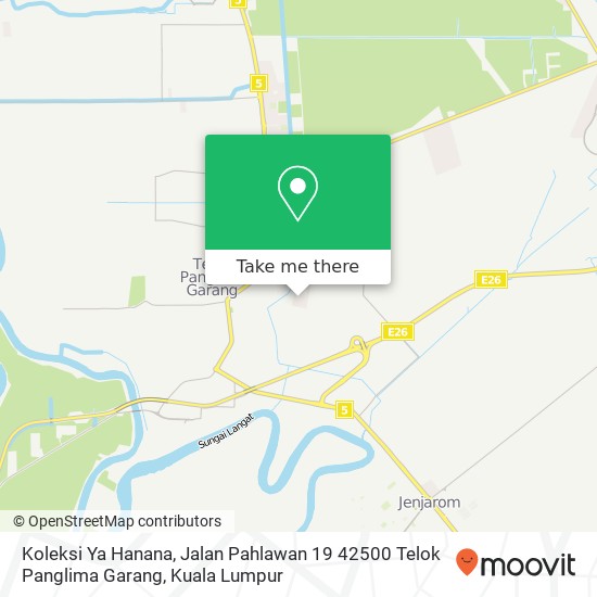 Koleksi Ya Hanana, Jalan Pahlawan 19 42500 Telok Panglima Garang map