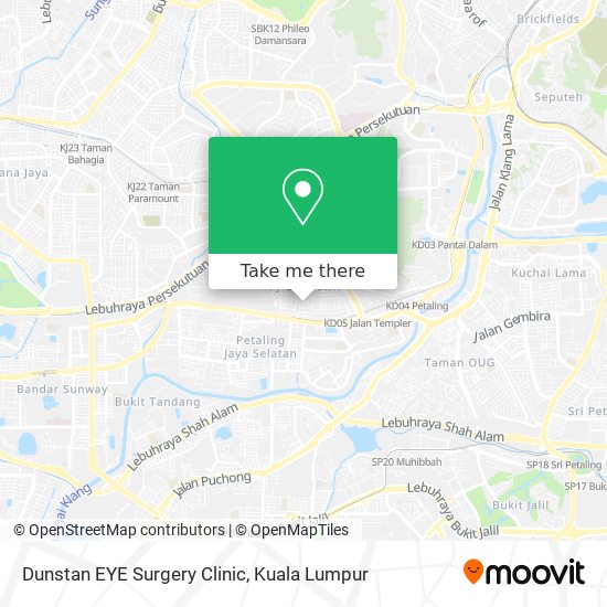 Dunstan EYE Surgery Clinic map