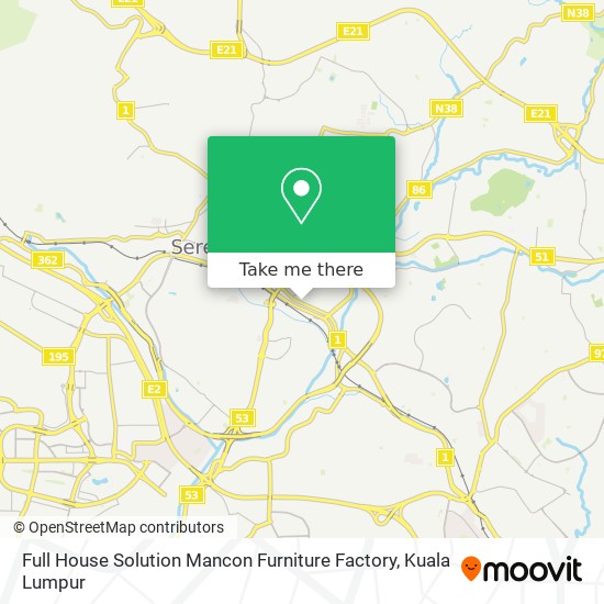 Full House Solution Mancon Furniture Factory map