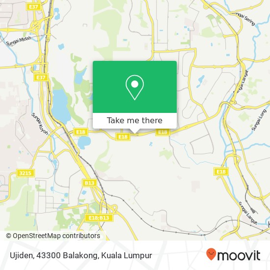 Peta Ujiden, 43300 Balakong