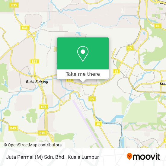 Juta Permai (M) Sdn. Bhd. map