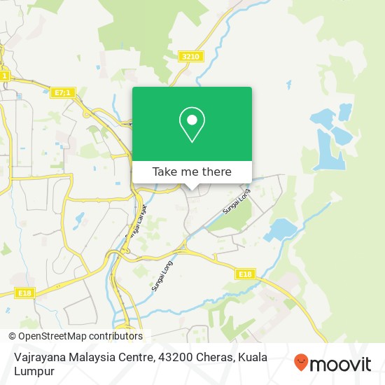 Peta Vajrayana Malaysia Centre, 43200 Cheras