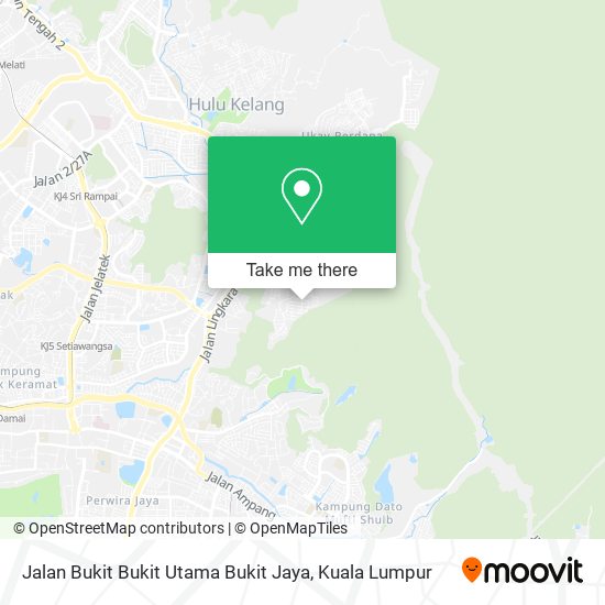 Jalan Bukit Bukit Utama Bukit Jaya map