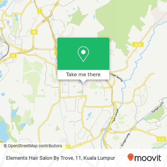 Elements Hair Salon By Trove, 11 map