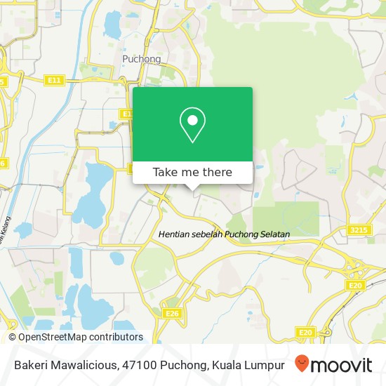 Bakeri Mawalicious, 47100 Puchong map