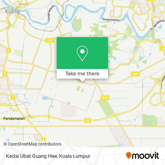 Kedai Ubat Guang Hee map