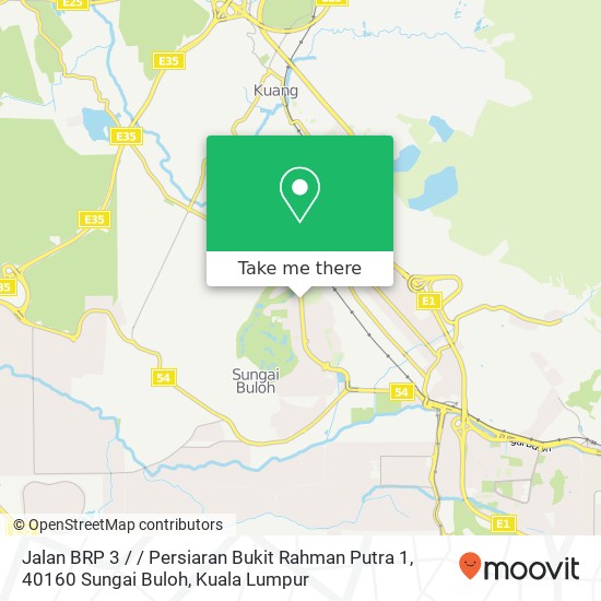 Jalan BRP 3 / / Persiaran Bukit Rahman Putra 1, 40160 Sungai Buloh map