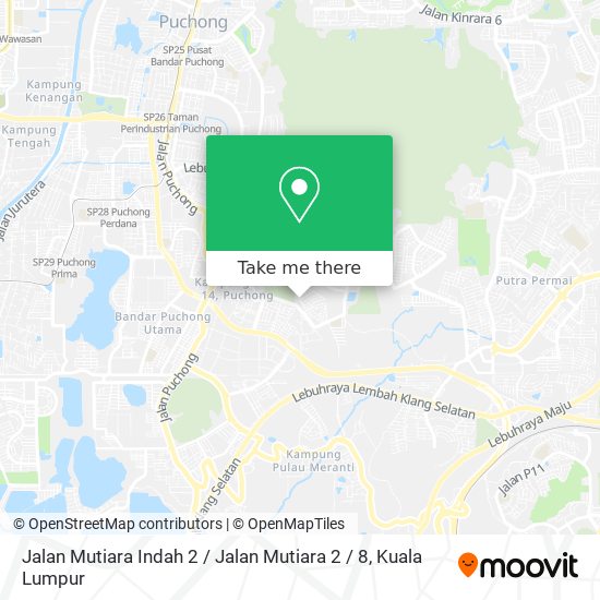 Peta Jalan Mutiara Indah 2 / Jalan Mutiara 2 / 8