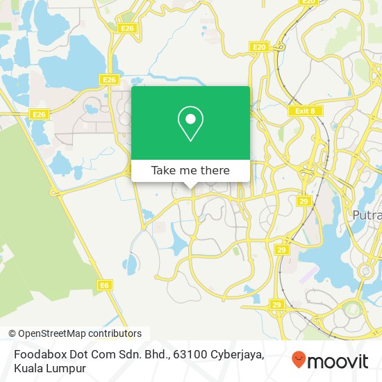 Foodabox Dot Com Sdn. Bhd., 63100 Cyberjaya map