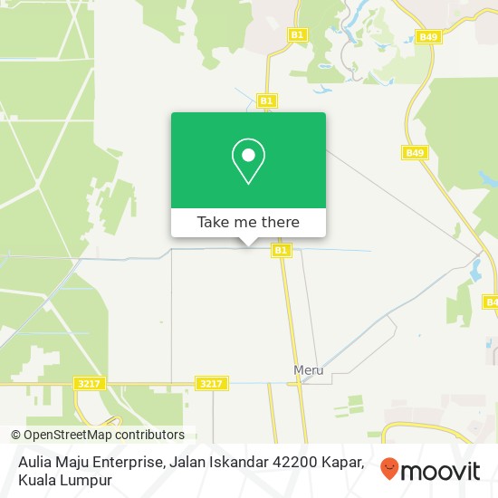 Aulia Maju Enterprise, Jalan Iskandar 42200 Kapar map