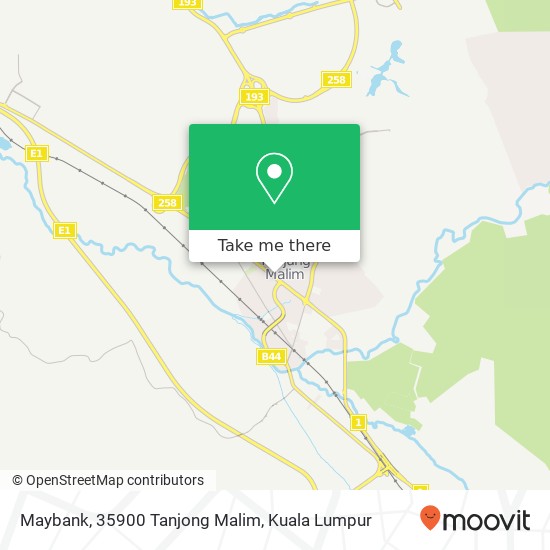 Maybank, 35900 Tanjong Malim map