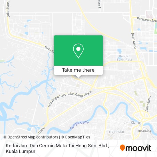 Peta Kedai Jam Dan Cermin Mata Tai Heng Sdn. Bhd.