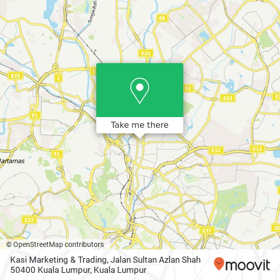Kasi Marketing & Trading, Jalan Sultan Azlan Shah 50400 Kuala Lumpur map