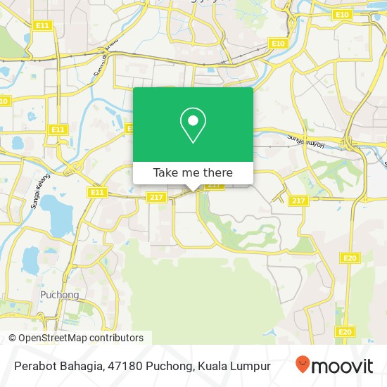 Perabot Bahagia, 47180 Puchong map